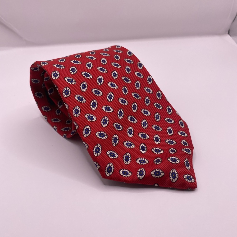 Brooks Brothers Red and Blue Floral Men's Tie